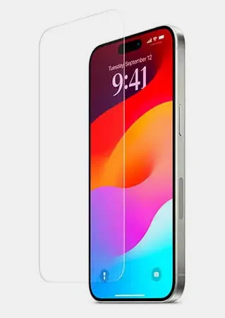 Folie de sticla pentru iPhone 15 Plus, transparenta