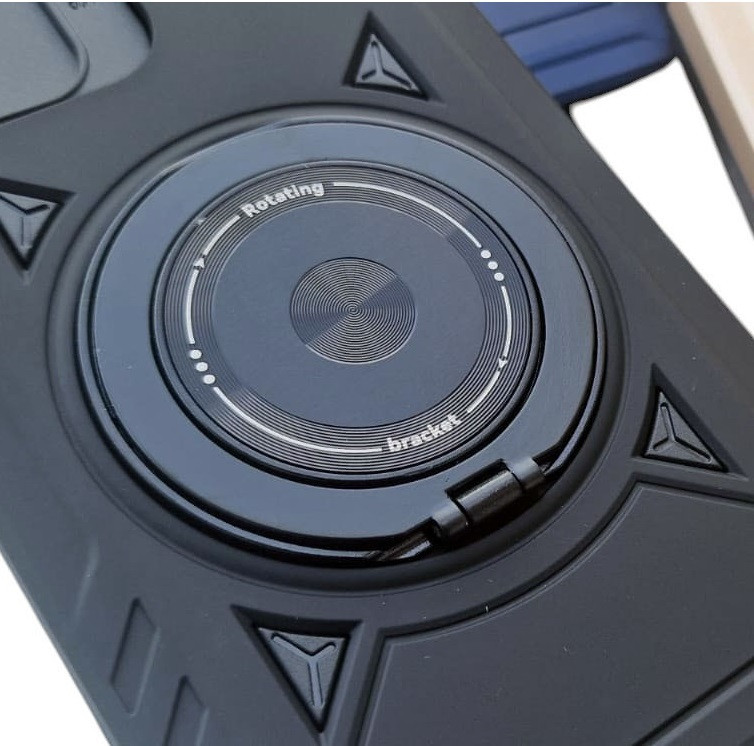 Husa Samsung Galaxy A56, Rotating Bracket, protectie camera, prindere magnetica, verde 3