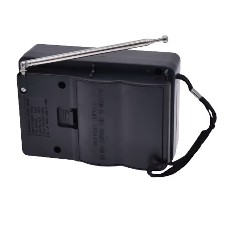 Radio portabil FADEGA AR-1699, 4 benzi de receptie, FM/AM/SW1/SW2, functionare cu 2 baterii R20, maro 4