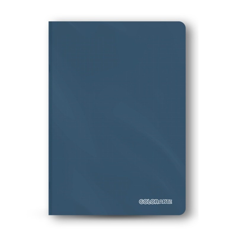 Caiet scolar A4 Colorarte, 60 file, matematica, coperta plastic albastru inchis, 70g/mp