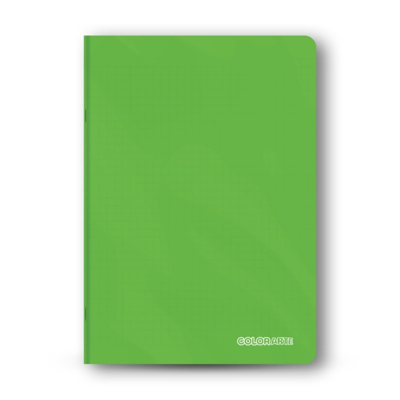 Caiet scolar A4 Colorarte, 60 file, matematica, coperta plastic verde, 70g/mp
