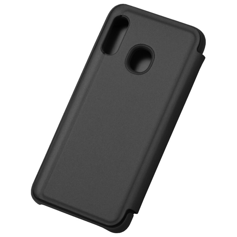 Husa Samsung Galaxy J4 Plus, Mirror Clear View, neagra 4