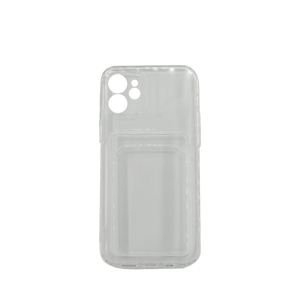 Husa protectie cu suport card compatibila cu Samsung A32 5G Transparent 2