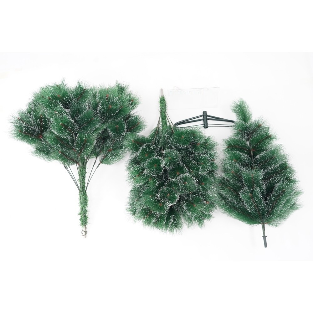 Brad artificial de Craciun tip pin nins, inaltime 90 cm, interior/exterior, suport inclus 5