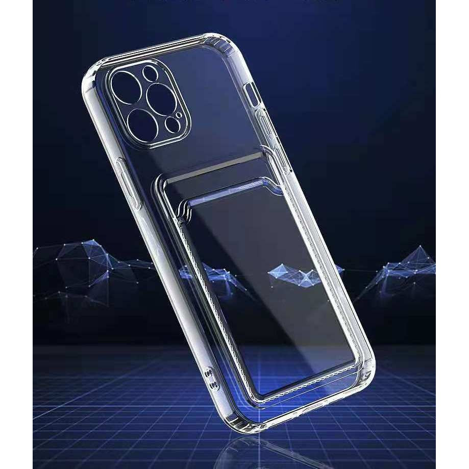 Husa Samsung Galaxy A72, Clear Wallet, suport carduri/cartele, transparenta 2
