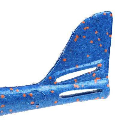 Avion planor din polistiren, 47 cm, albastru 2