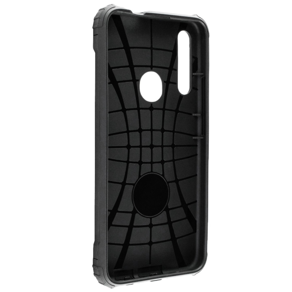 Husa protectie Huawei P Smart Z, Armor Case, hibrid (TPU + Plastic), neagra 2