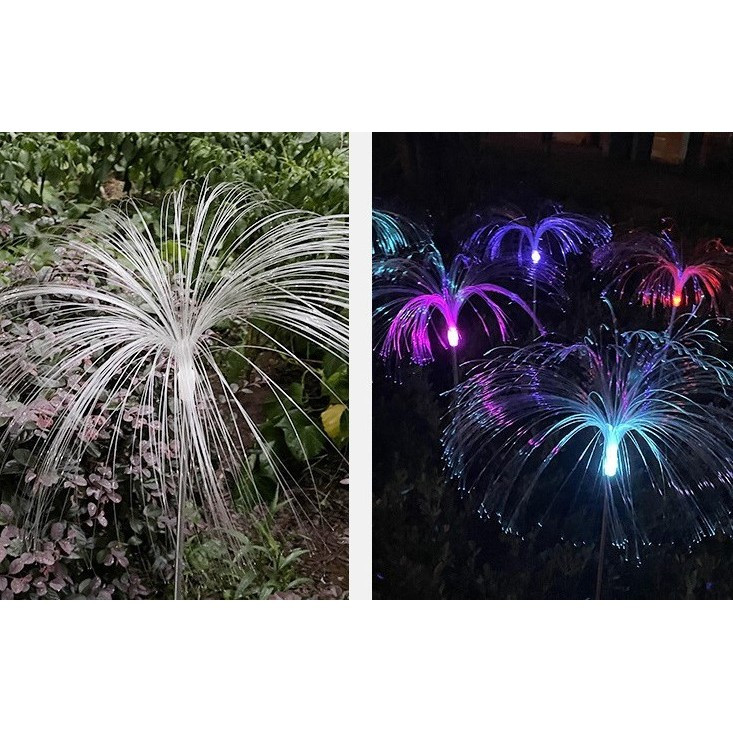 Lampa solara LED pentru gradina, tip meduza, inaltime 90 cm, multicolora 4