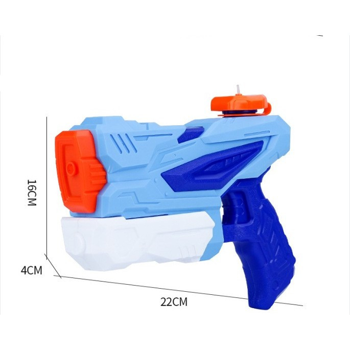 Jucarie pistol cu apa, plastic, 3 duze, rezervor 300 ml, 6 ani+, roz 2