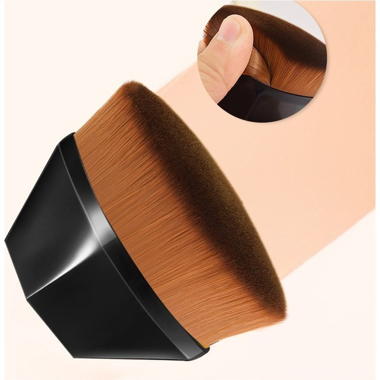 Pensula kabuki plata pentru fond de ten, neagra 4