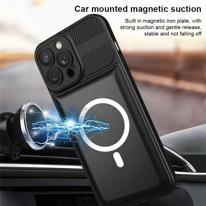 Husa Samsung Galaxy A54 5G, Urban Series, prindere suport auto magnetic, antisoc, rosie 3