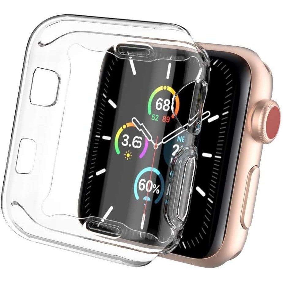 Husa Apple Watch Series 2/3 42 mm Full TPU 360°, transparenta 2