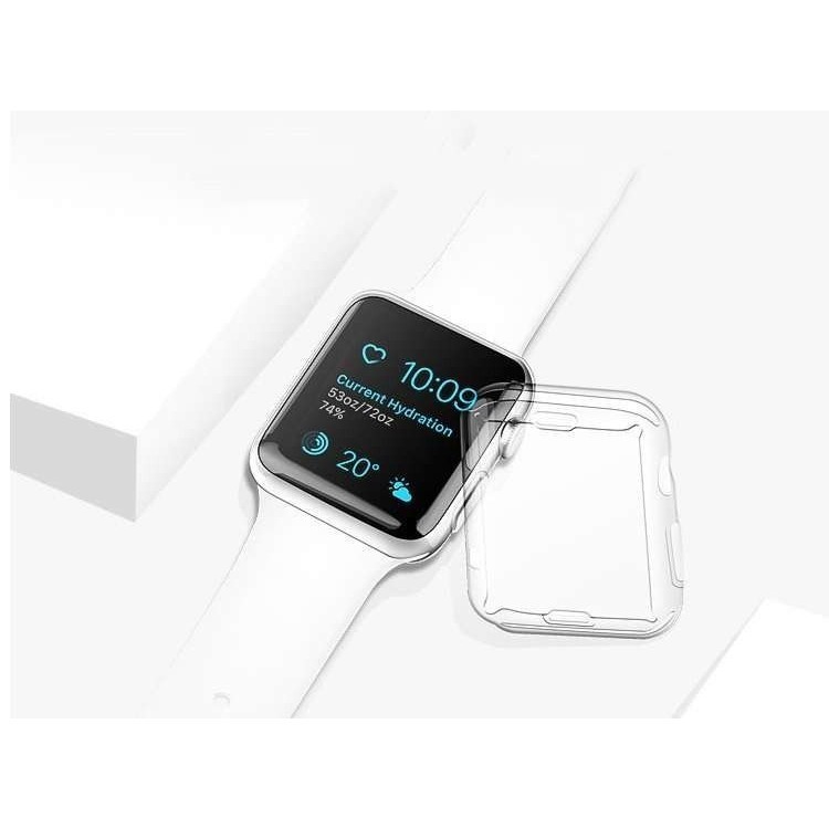 Husa Apple Watch Series 4/5 44 mm Full TPU 360°, transparenta 3