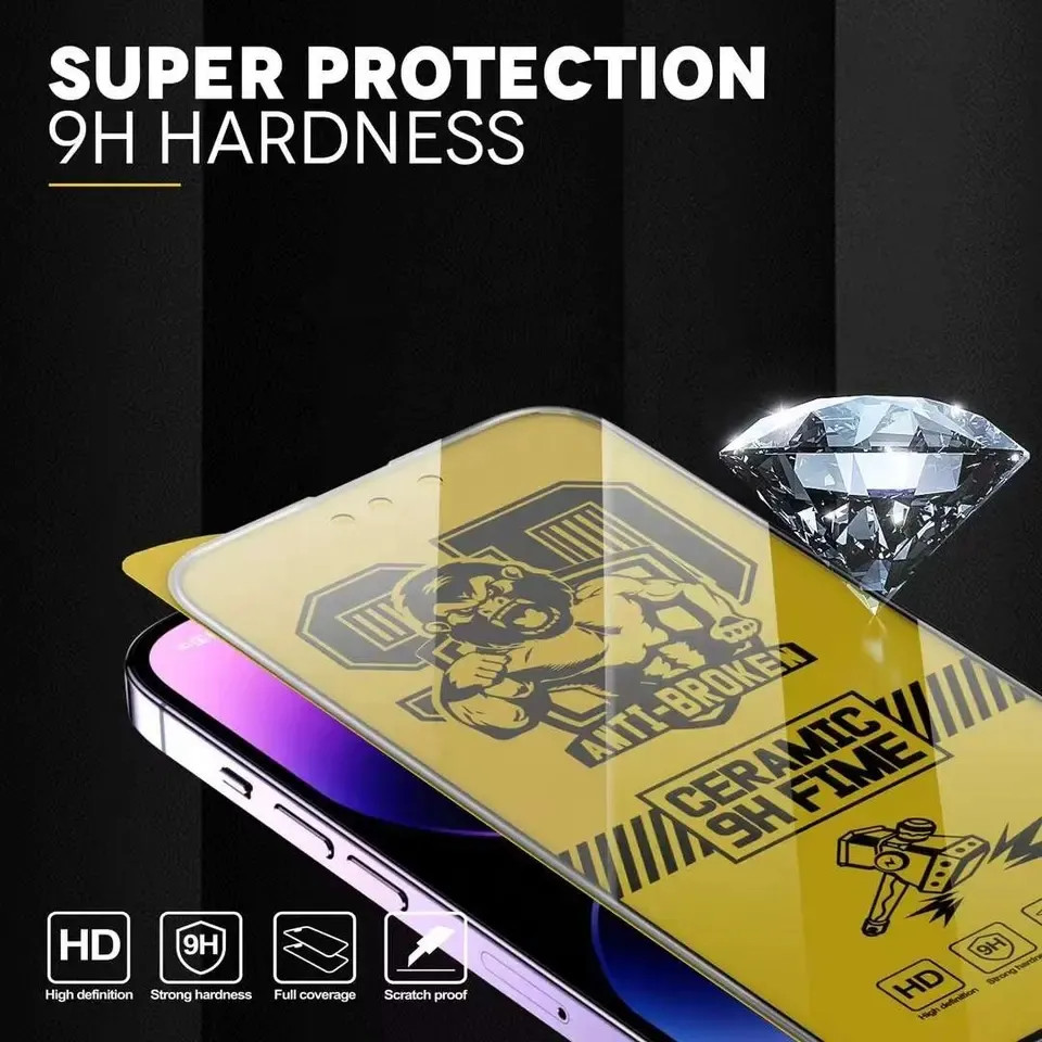 Folie de protectie Realme 9, Ceramic 9H Film, margini negre 4