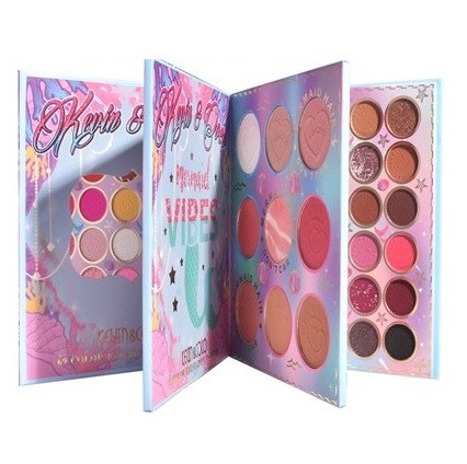 Paleta farduri Kevin&Coco, 69 nuante, blush, iluminator, conturing, deschidere tip carte, 18.6 x 16.5 cm, 97 g, multicolor 3