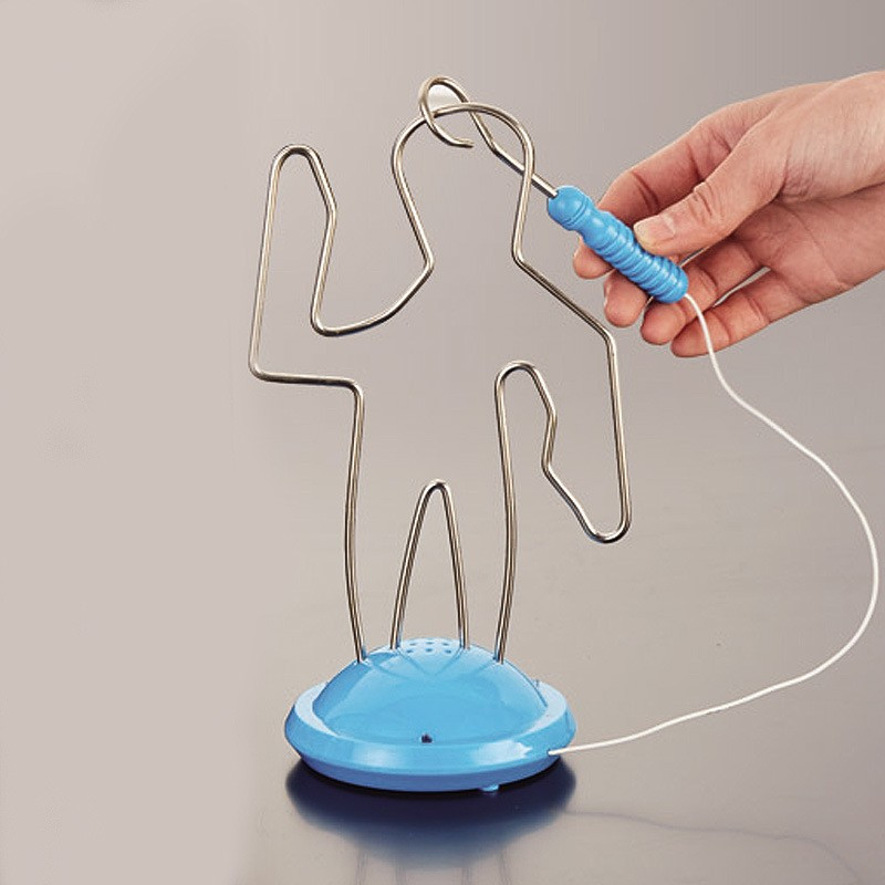 Joc de baut " Buzz Wire" , pentru Petreceri, Distractie, Pahare de Shot din Sticla Incluse, 4 Jucatori, Multicolor 2