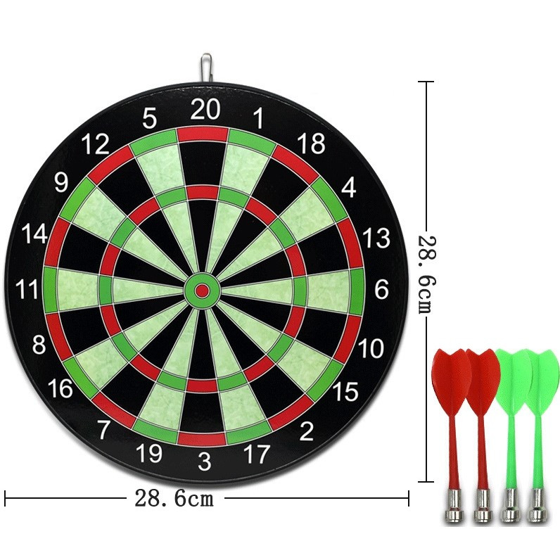 Set Joc Darts , 4 Sageti Incluse, Magnetic, Dimensiuni 28.6 x 28.6 cm, Design clasic, Multicolor 2