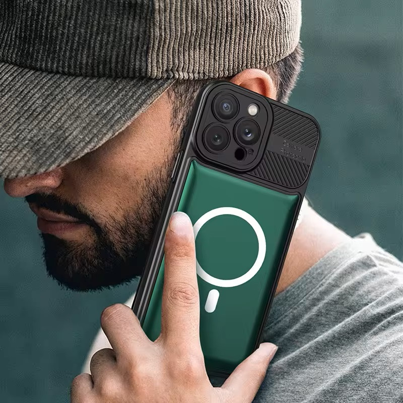 Husa Samsung Galaxy A24 4G, Urban Series, prindere suport auto magnetic, antisoc, verde inchis 3