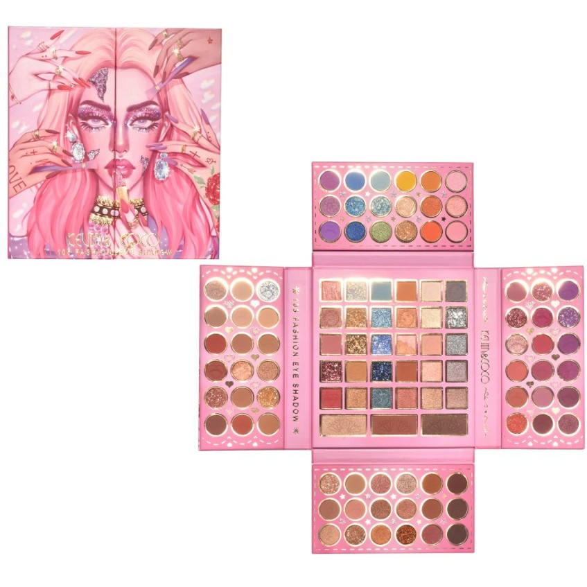 Set 4 produse de machiaj KEVIN & COCO, Vanilla Queen, 22 culori 3