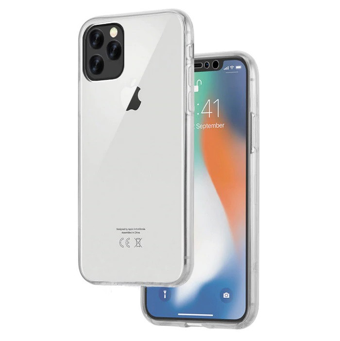 Husa Full TPU 360° pentru iPhone 11 Pro (fata + spate), transparenta 2