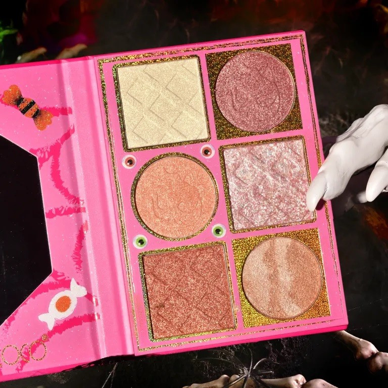 Paleta iluminatoare Kevin & Coco, 6 nuante, Halloween Edition, culori calde 4