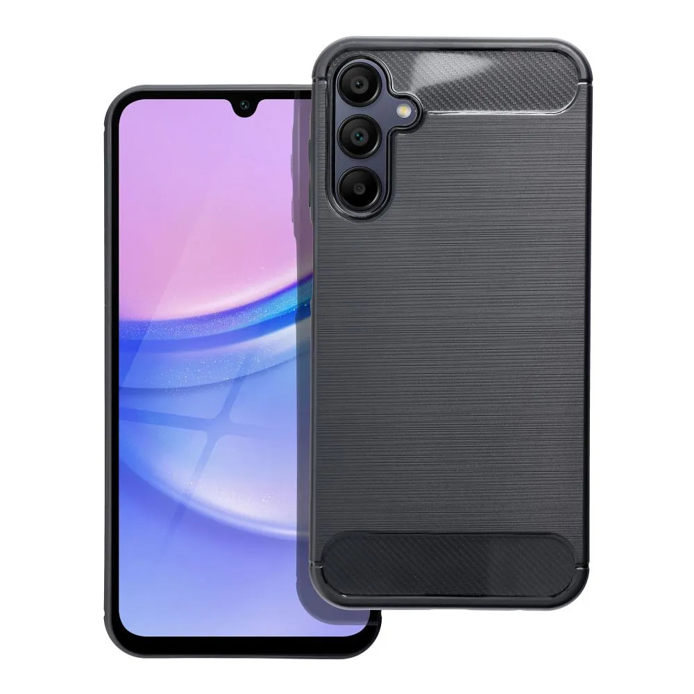 Husa Samsung Galaxy A15, Carbon Stripe, neagra 3