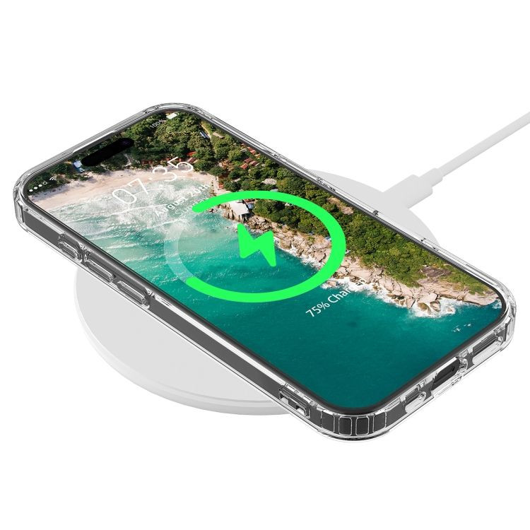 Husa protectie Apple iPhone 16 Pro, Magsafe, SnapOn, AntiDrop, Acryl+TPU, transparenta 4