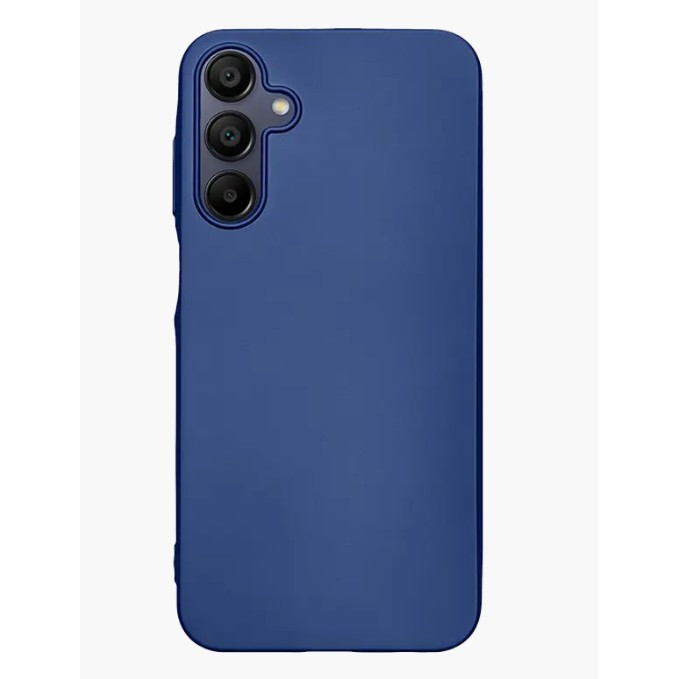 Husa Samsung Galaxy A15, Matt TPU, albastru 2