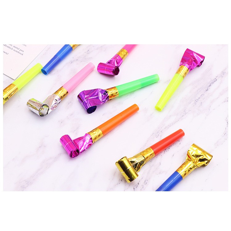 Set 6 Suflatori pentru Petrecere, Tematica Aniversare, 8 cm, Multicolore 3