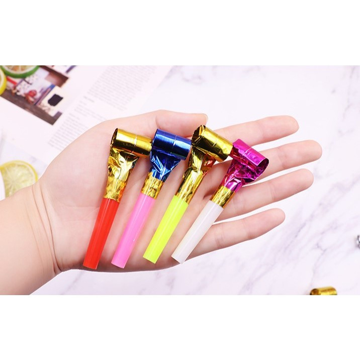 Set 6 Suflatori pentru Petrecere, Tematica Aniversare, 8 cm, Multicolore 4