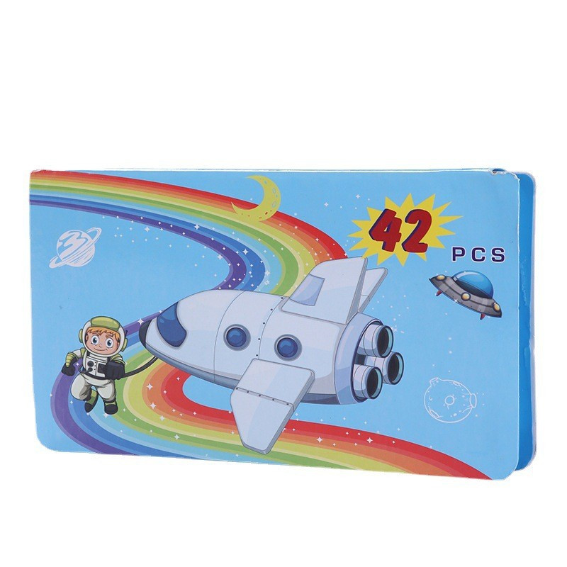 Set 42 piese de pictura si desen, tip penar, model elefant, albastru 4