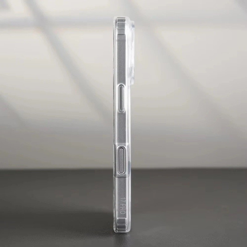 Husa protectie Apple iPhone 17 Pro Max, Magsafe, SnapOn, AntiDrop, Acryl+TPU, transparenta 3