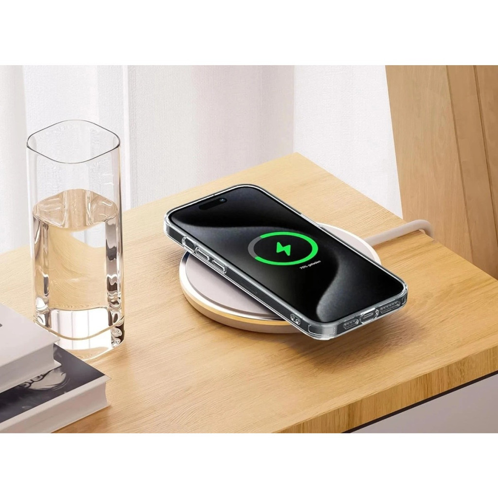 Husa protectie Apple iPhone 17 Pro Max, Magsafe, SnapOn, AntiDrop, Acryl+TPU, transparenta 4