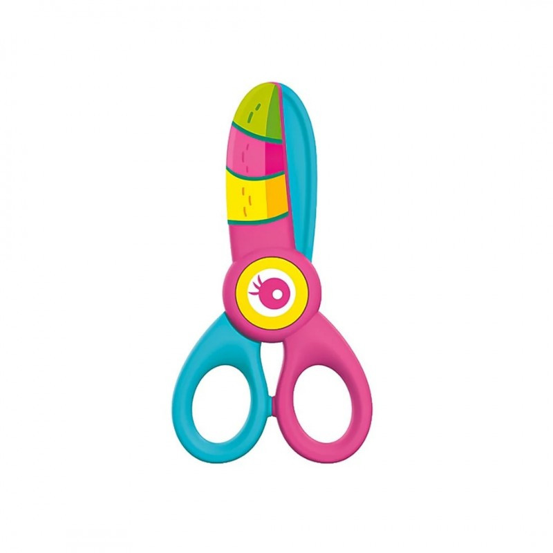 Foarfeca Keyroad Kiddy-Cut KR972812, 12.5 cm, plastic, multicolora 2