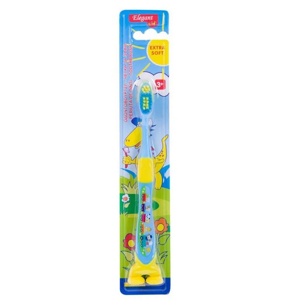 Periuta de dinti pentru copii, Elegant Kids, extra soft, albastra 2
