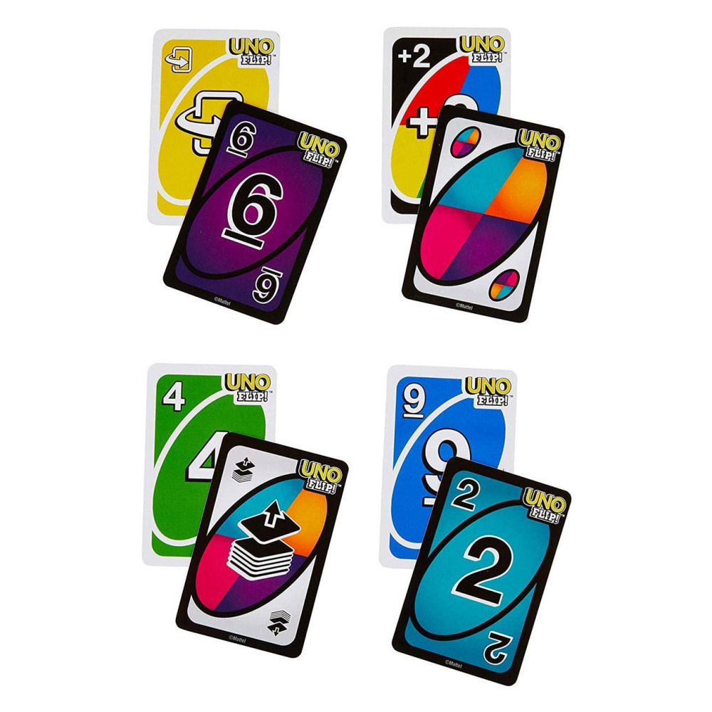 Joc de Societate UNO Carti Flip - Mattel 2