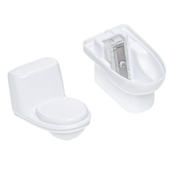 Ascutitoare, design vas de toaleta, capac mobil, 4.5 x 3 x 4.5 cm 3