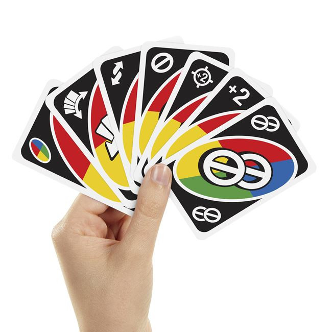 Joc de Societate UNO Carti All Wild - Mattel 3