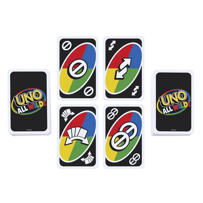 Joc de Societate UNO Carti All Wild - Mattel 4