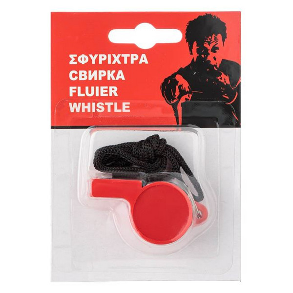 Fluier plastic pentru antrenament, rosu 2