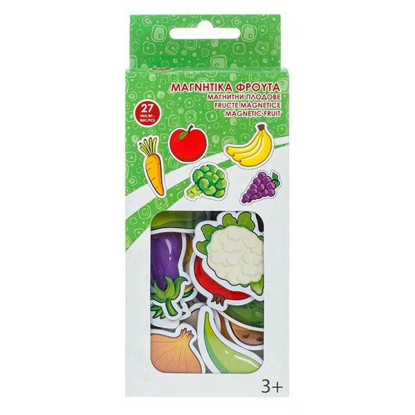Fructe si legume din carton, magnetice, 27 bucati 3