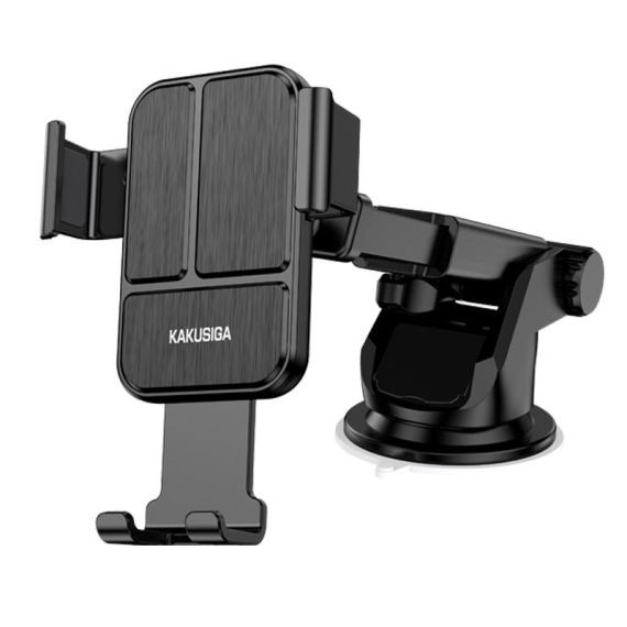 Suport auto KAKU KSC-715B, cleme laterale, MultiAngle, brat telescopic, prindere pe bord/parbriz, negru 2