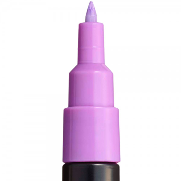 Marker UNI Posca PC-1M, varf rotund, 0.7mm mov lavanda 2