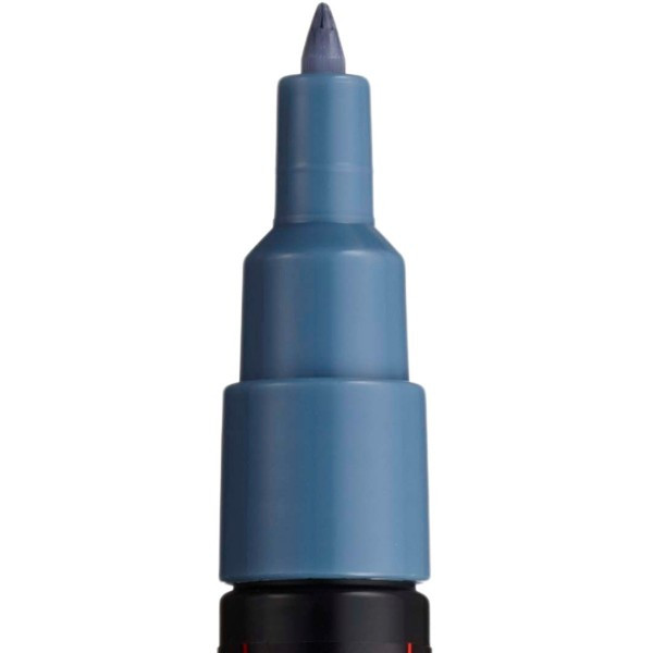 Marker UNI Posca PC-1M, varf rotund, 0.7mm gri-albastrui 2