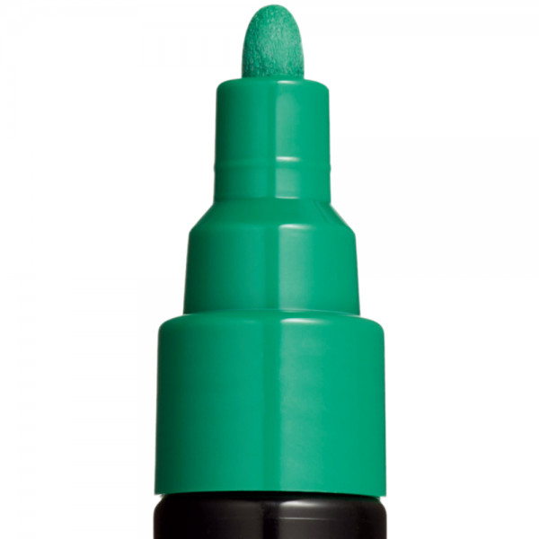 Marker UNI Posca PC-5M, varf rotund, 1.8-2.5mm verde 2