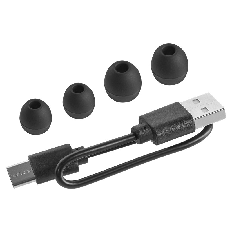 Casti TWS (true wireless) Kruger & Matz M19, Bluetooth 5.3, touch control, negre 4