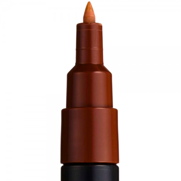 Marker UNI Posca PC-1M, varf rotund, 0.7mm maro 2