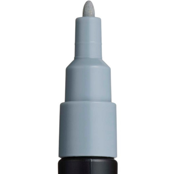 Marker UNI Posca gri PC-3M, varf rotund, 0.9-1.3mm 2