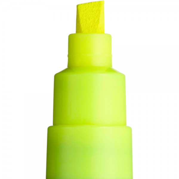 Marker UNI Posca PC-8K, varf tesit, 8.0mm, galben fluorescent 2