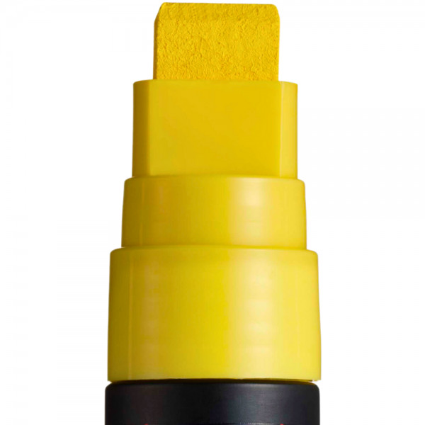 Marker UNI Posca PC-17K, varf tesit, 15.0mm galben 2